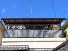 岸和田市箕土路町のベランダテラス屋根入替工事で雨漏り解消