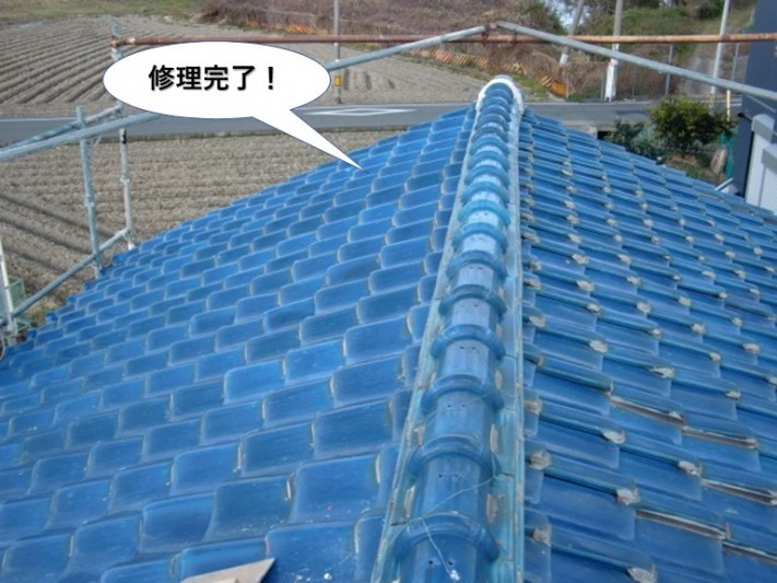岸和田市の修理完了