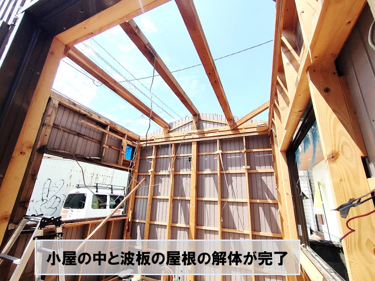 貝塚市で物置小屋を解体・処分したい方へ！工事の流れをご紹介 