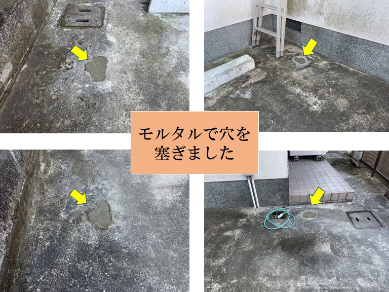阪南市で古くなったカーポートを撤去！間口が広くなりました 