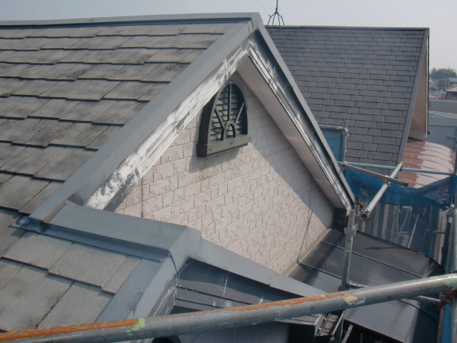 岸和田市八田町の塗装前の屋根