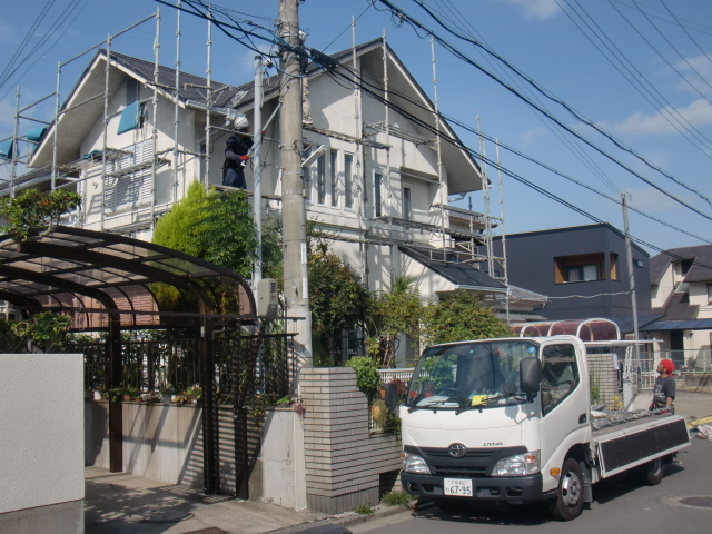 岸和田市岡山町の外壁・屋根塗装