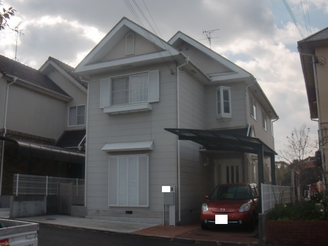 岸和田市下松町の外壁・屋根塗装着工