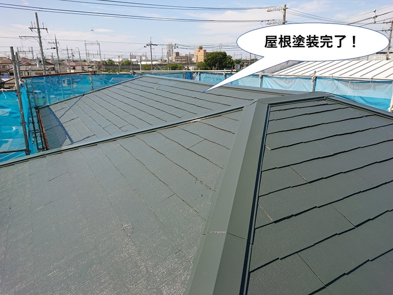 岸和田市の台風被害で屋根板金やスレート差替えと遮熱塗料で屋根・外壁塗装したお客様の声