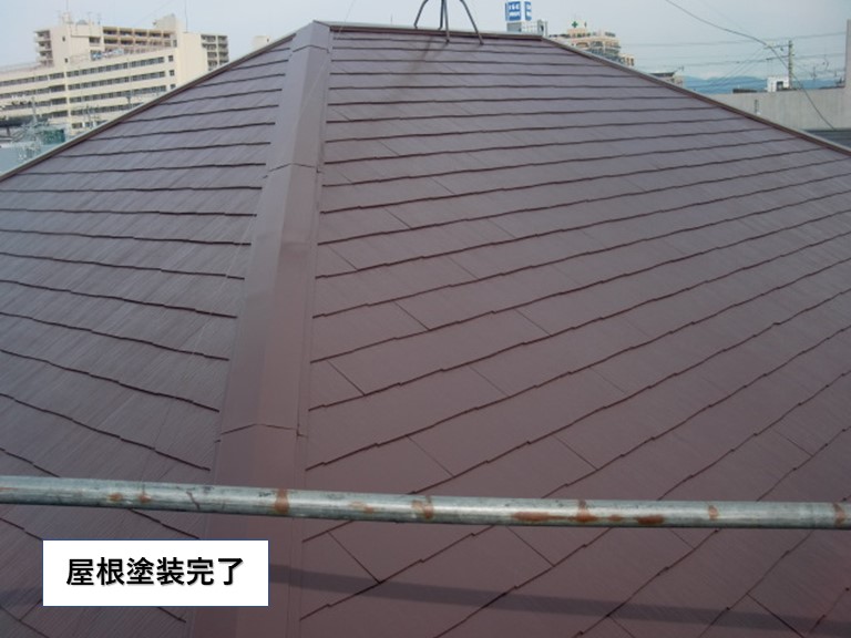 高石市の屋根塗装完了