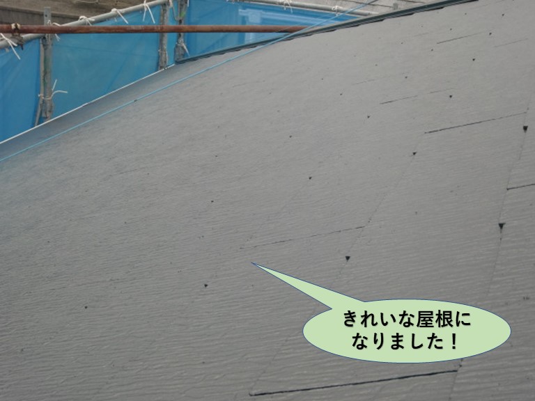 泉佐野市の屋根を塗装しきれいな屋根になりました