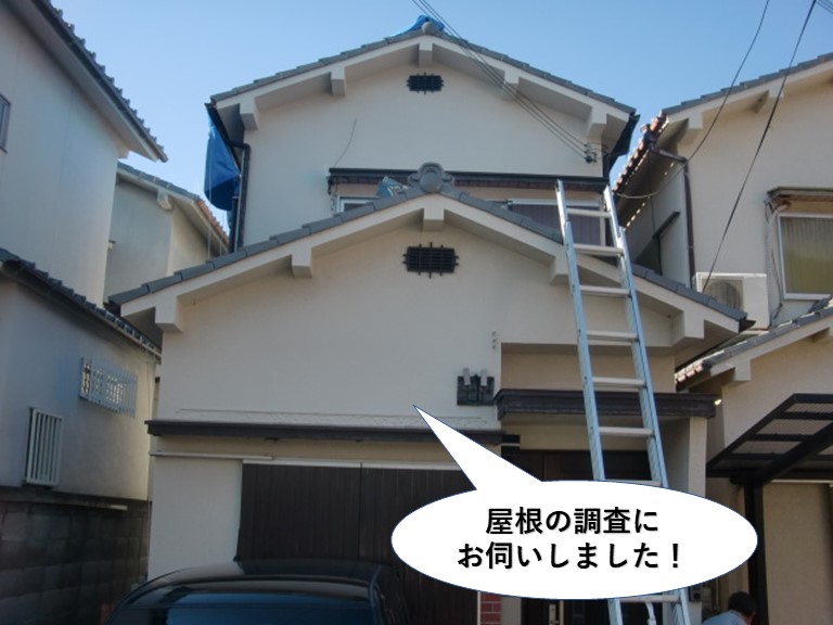 和泉市の屋根の調査