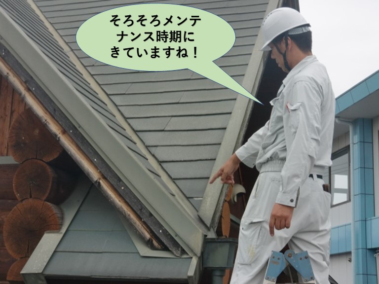 和泉市の屋根/そろそろメンテナンス時期にきています