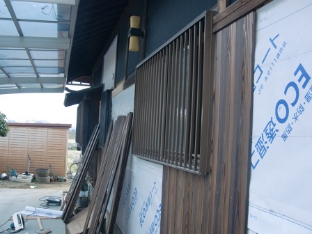 岸和田市東大路町の淡路産特上和瓦の屋根の葺き替え工事6日目