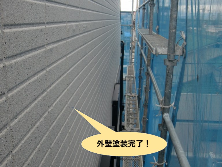 泉大津市の外壁塗装完了