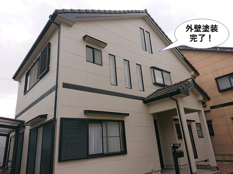 岸和田市の外壁塗装完了