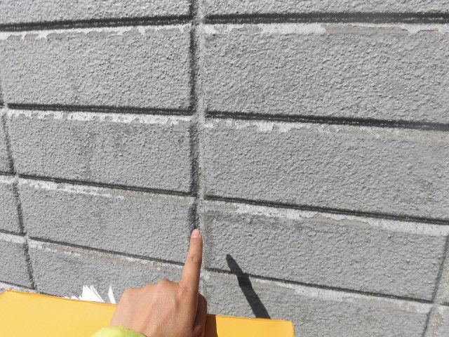 貝塚市のALC外壁の塗膜の劣化
