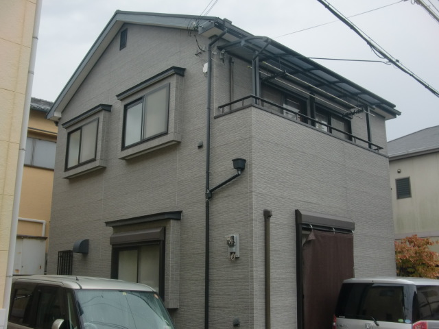 貝塚市の外壁・屋根塗装の現地調査