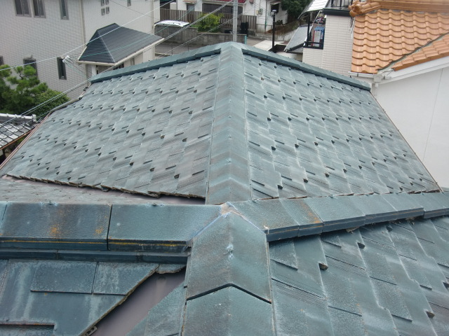 岸和田市の屋根塗装