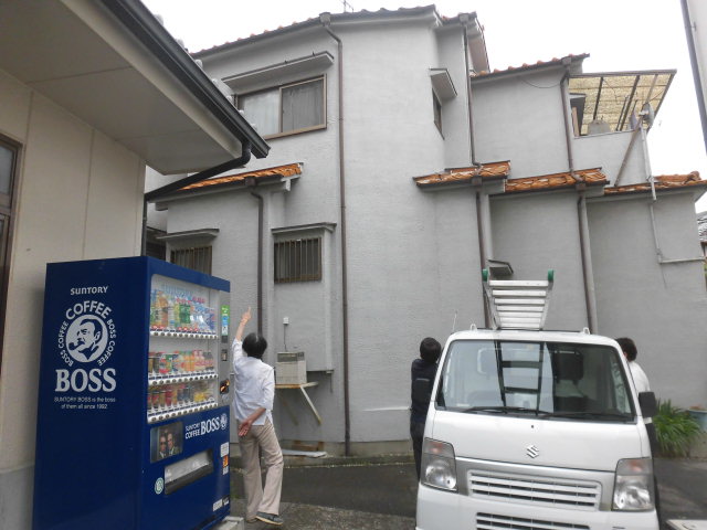 岸和田市流木町の雨漏り調査にお伺いしました！