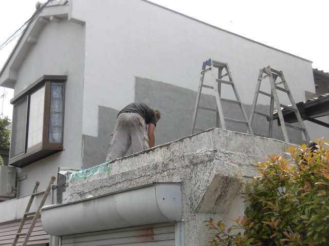 岸和田市上松町の外壁を塗装