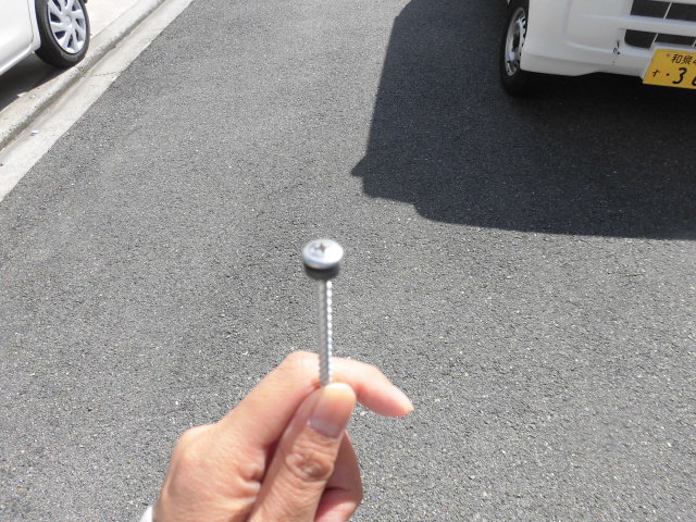 岸和田市で使用する棟板金の釘