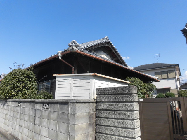 岸和田市土生町の屋根葺き替えの現地調査