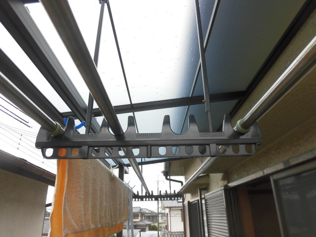 岸和田市のテラス屋根設置完了