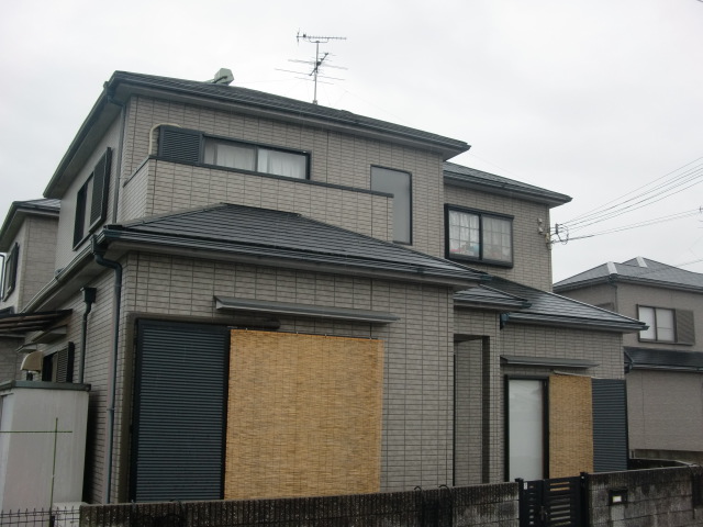 岸和田市尾生町の外壁・屋根塗装の現地調査
