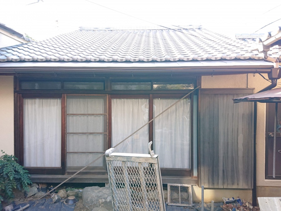 岸和田市の銅板屋根の葺き替え完了