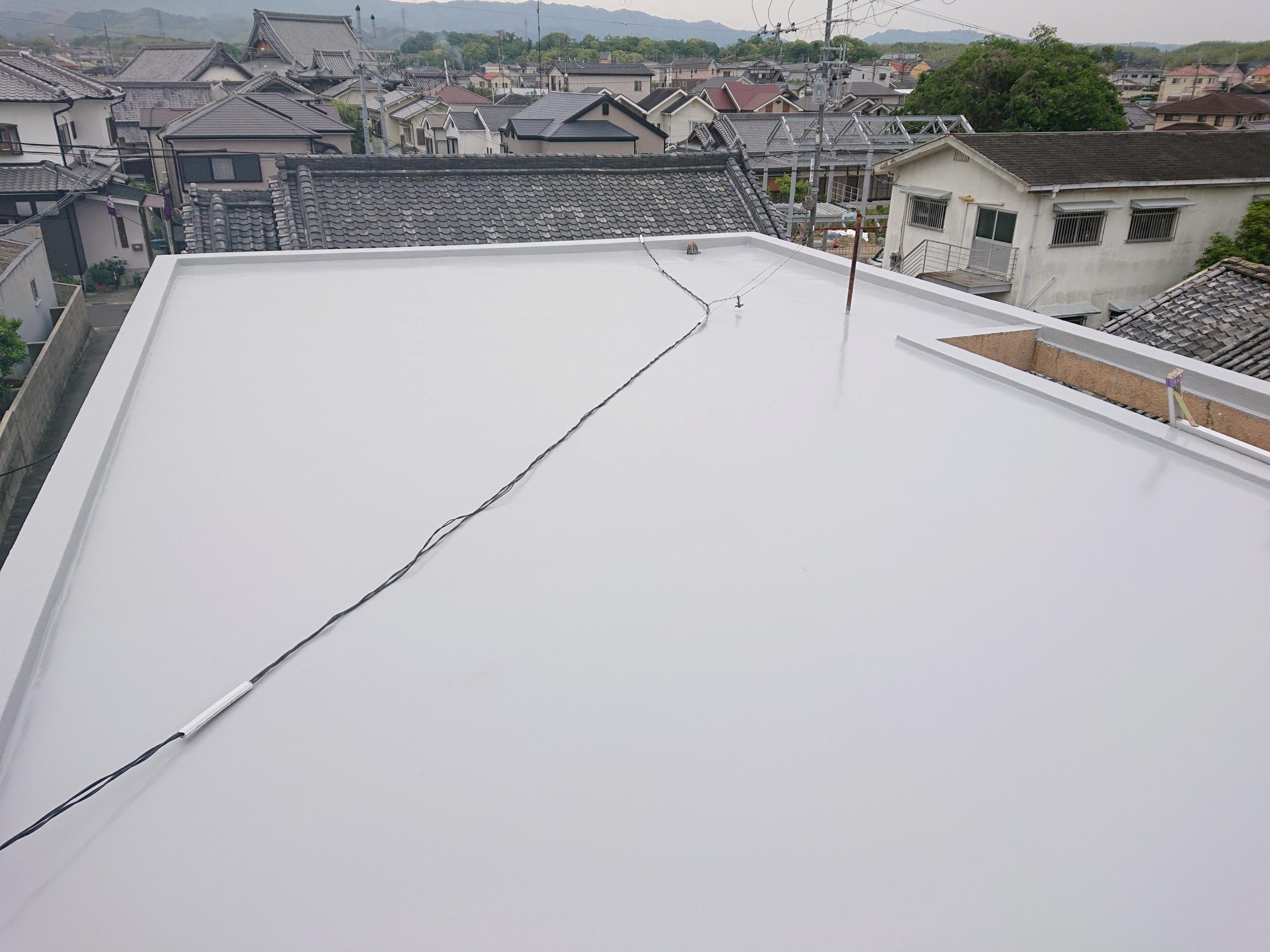 岸和田市の陸屋根防水