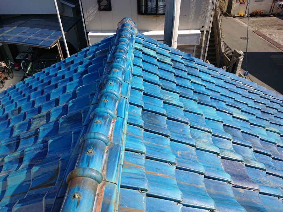 岸和田市の屋根修理完了