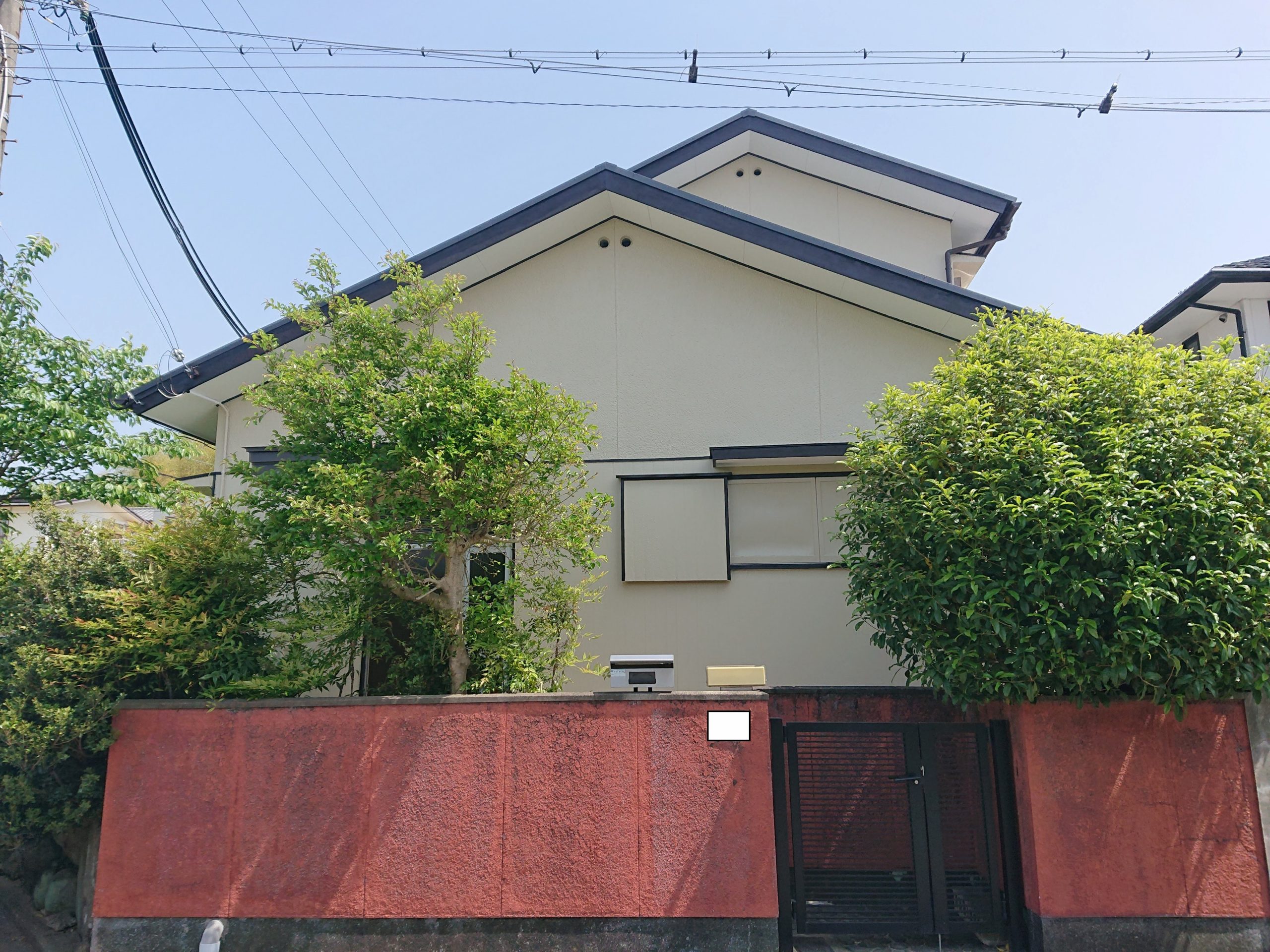 岸和田市の外壁塗装後の外観