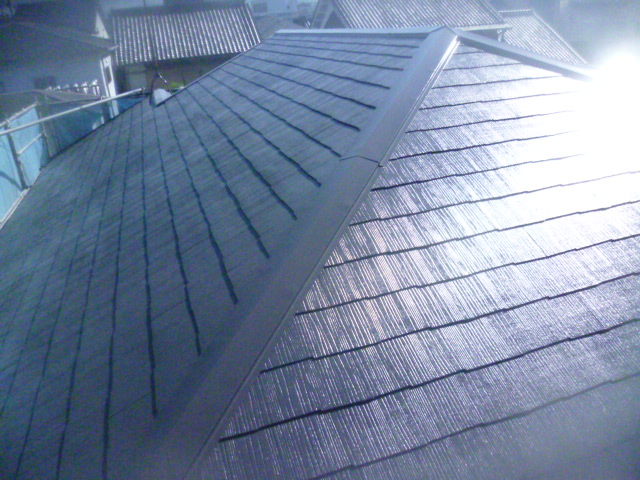 和泉市の屋根塗装完了！