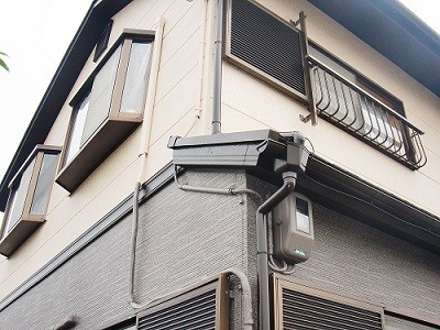岸和田市真上町の屋根塗装と外壁防水もした外壁塗装