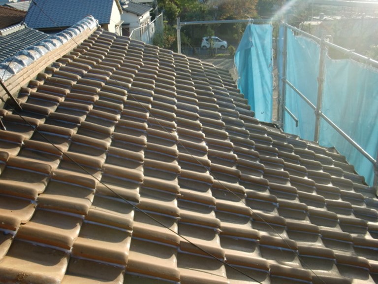 泉佐野市の屋根の修理完了