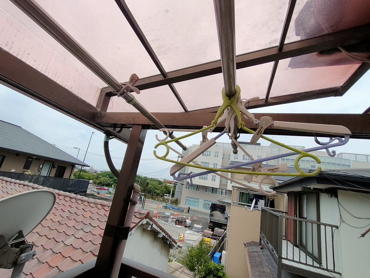 和室側テラス