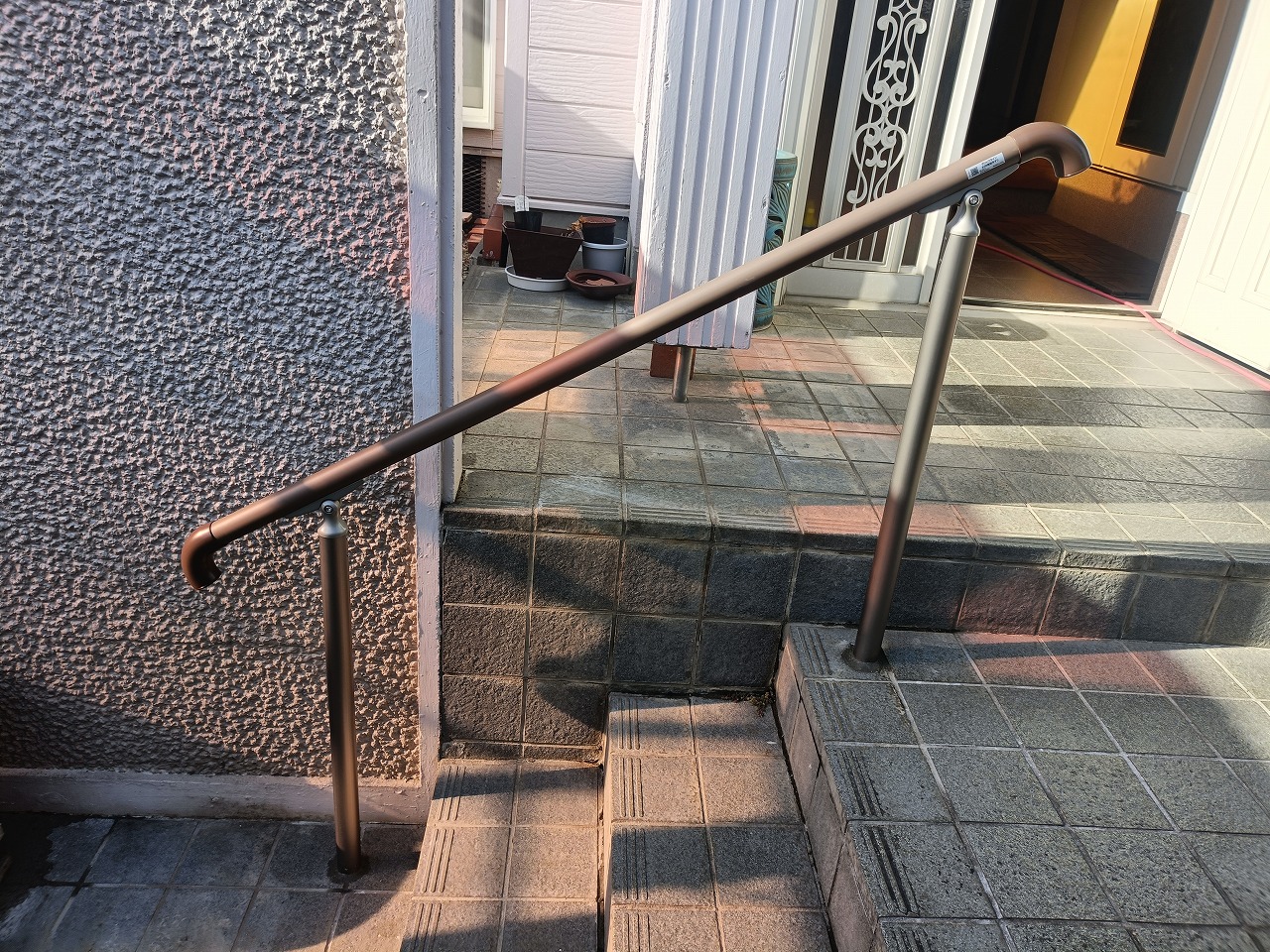 和泉市外部階段手摺