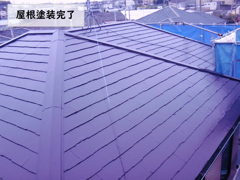和泉市屋根塗装完了