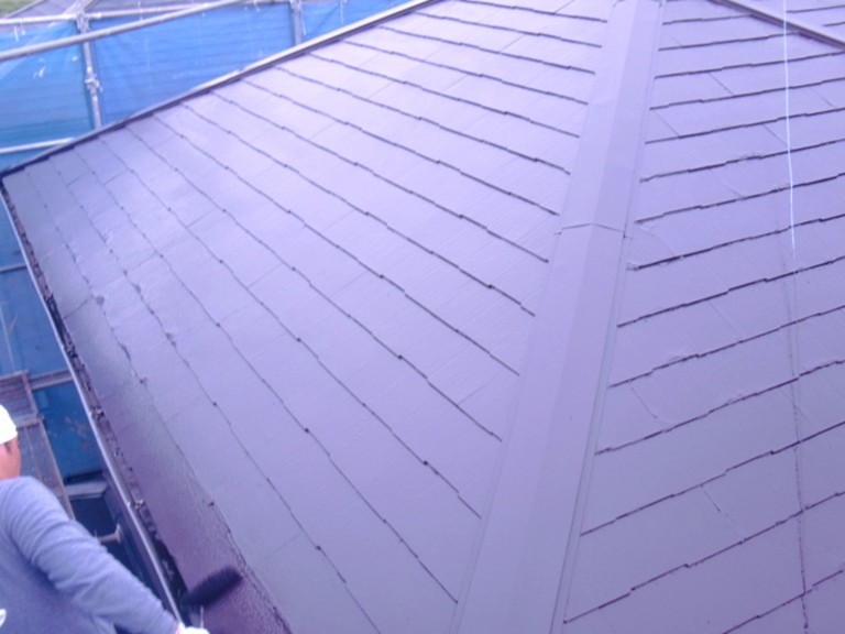 和泉市屋根塗装後