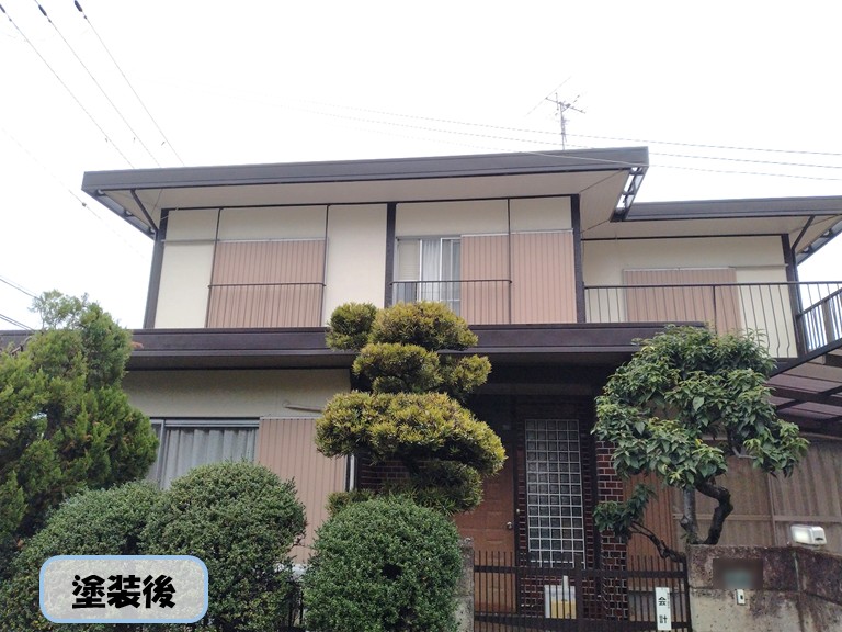 高石市M様邸の塗装後