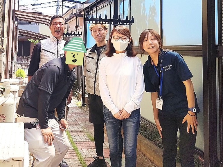 岸和田市にて勝手口のテラス屋根を新設工事おこなったM様の声