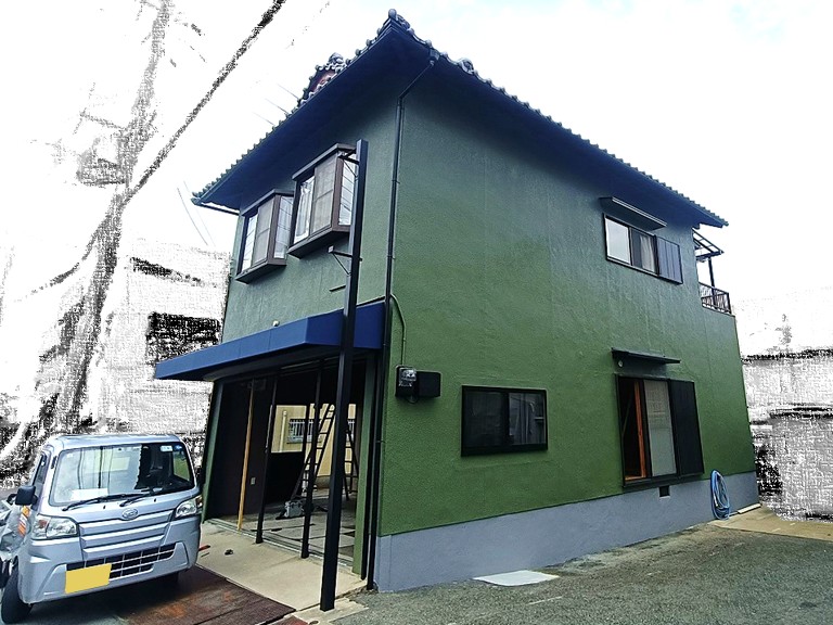岸和田市 外壁塗装完成