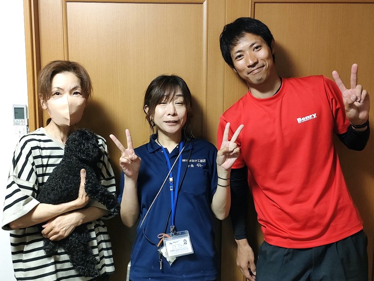 岸和田市でキッチンの水栓が劣化したため水栓入替工事をしたS様の声