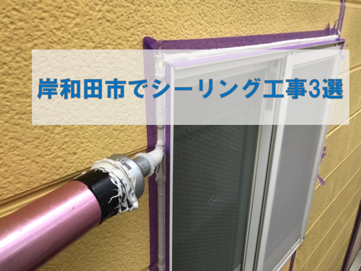 岸和田市で行ったシーリング工事施工事例3選！雨漏りと劣化を解消