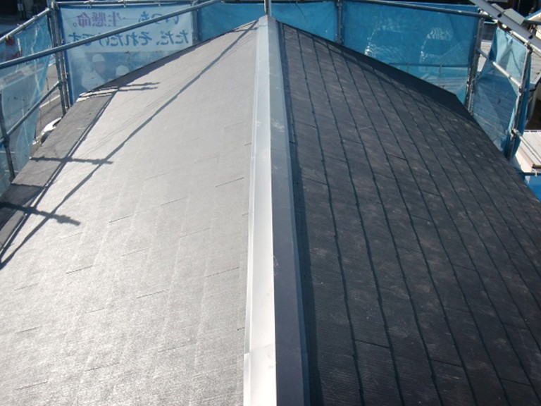 忠岡町 大屋根葺き替え工事 アフター