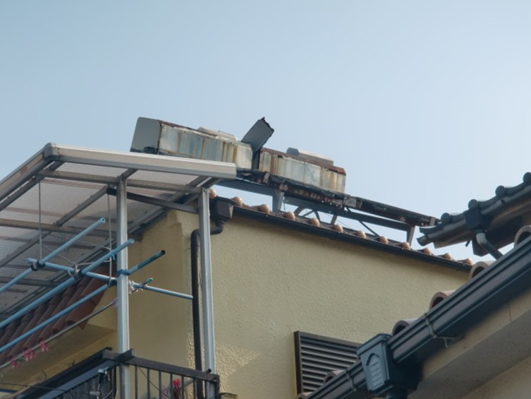 忠岡町朝日ソーラー撤去前