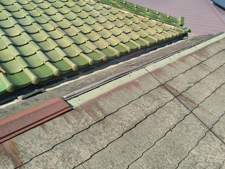 泉佐野市棟板金飛散