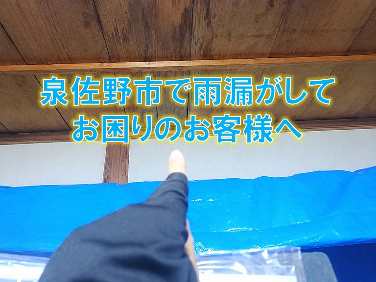 泉佐野市の雨漏り費用の目安は？雨漏り修繕・屋根修繕の施工事例集
