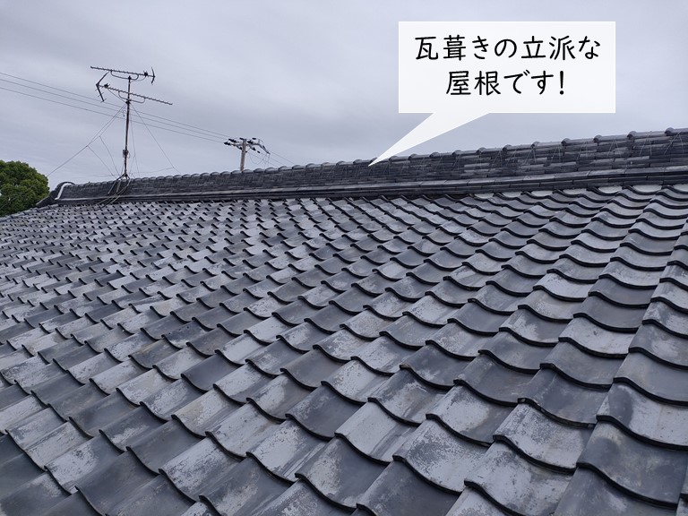 泉大津市の屋根