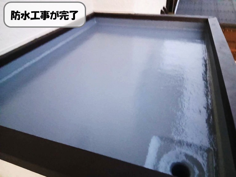 熊取町防水工事完了