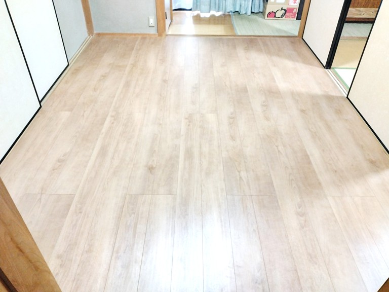 貝塚市 和室畳からフローリングへ張り替え