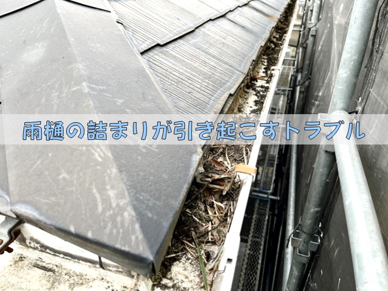 岸和田市の雨樋の詰まりを清掃で解決！事例3選とポイントを解説