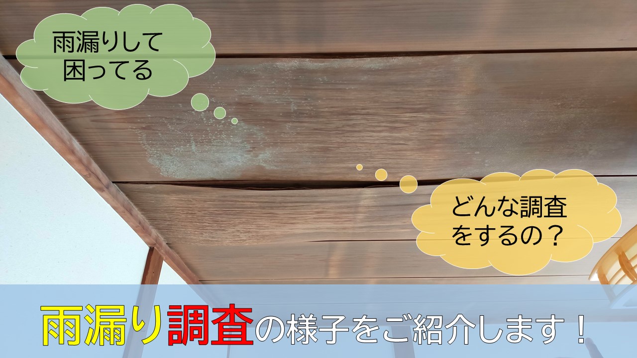 岸和田市で雨漏り調査をご検討されている方へ・安心してお任せください